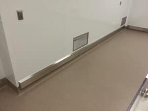 Cleanroom Wall Crash Guard low